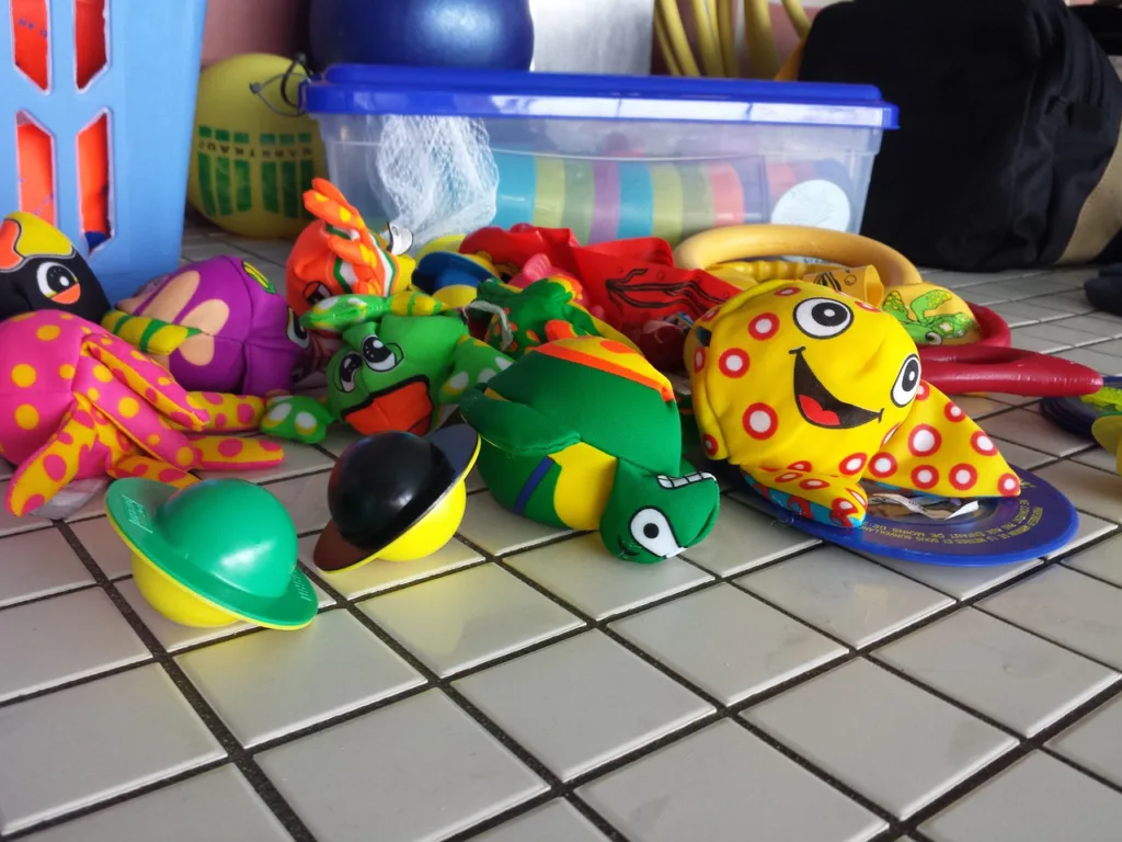 zabawki do kąpieli dla dziecka